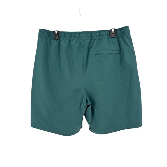 Lands' End Men's Green Lined Drawstring Swim Shorts Size Large - Picture 2 of 5